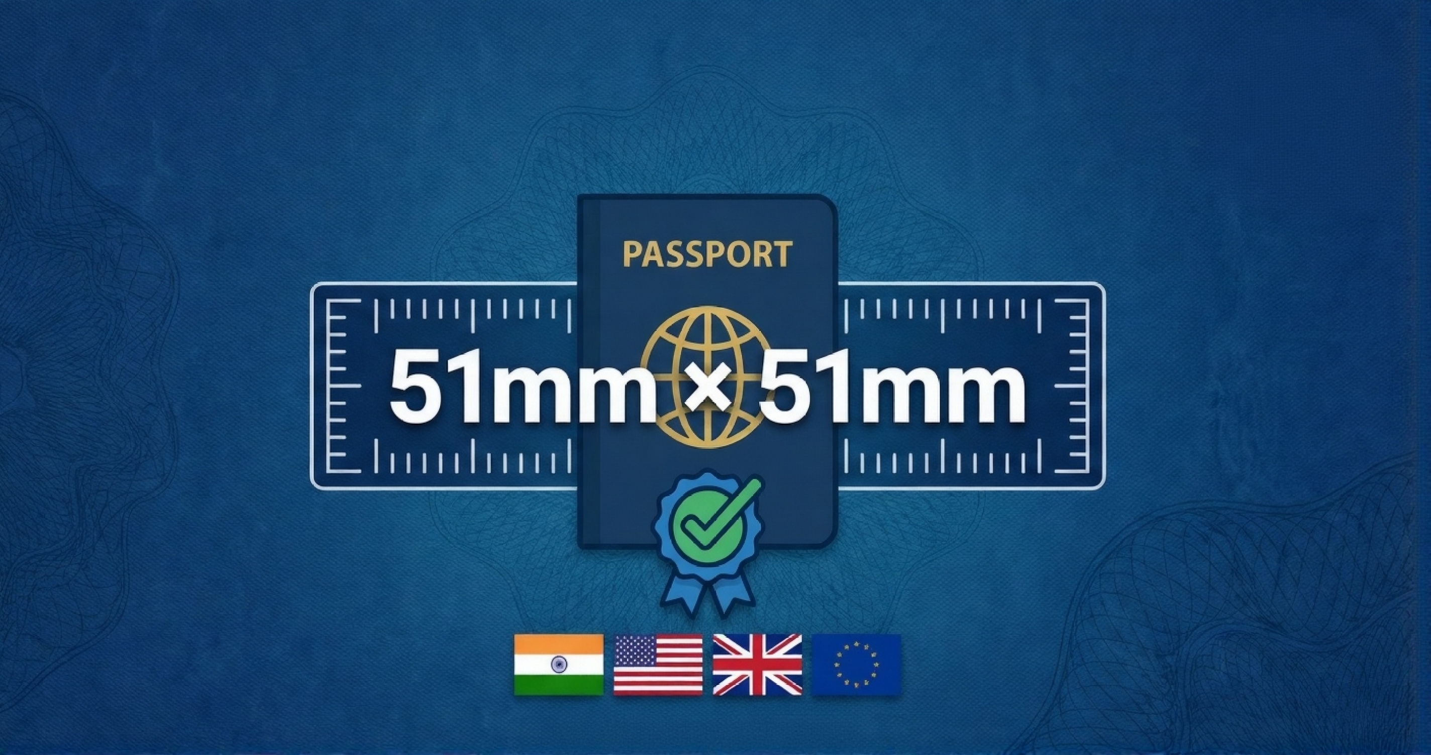 Passport Photo Size: 51mm × 51mm at 50KB Guide